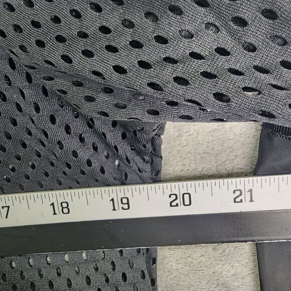 Womens Black Rue21 "Queen" Mesh Panel Hooded Jacket Full Zip Long Sleeve Size S - Picture 6 of 8